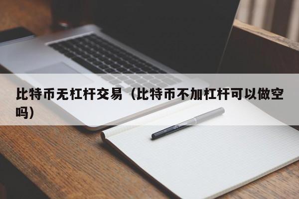 比特币无杠杆交易(比特币不加杠杆可以做空吗)